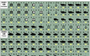 Panzerblitz: Grossdeutschland Scenario set (17 EF and 1 WF scn) Image